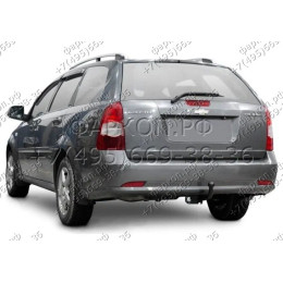 F.1012.001 BERG Фаркоп на Chevrolet Lacetti седан/универсал 2004-2012 без снятия и подрезки бампера. Тип шара: A. Нагрузки: 1200/75 кг, масса фаркопа 15 кг (без электр