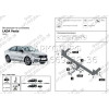F.6012.003 BERG Фаркоп на Lada Vesta Cross/SW Cross 2015-2022 (необходима подрезка бампера), Lada Vesta седан/универсал 2015-2022 (без выреза бампера). Тип шара: A. Нагрузки: 1000/75 кг, масса фаркопа 14 кг (без электрики в комплекте)