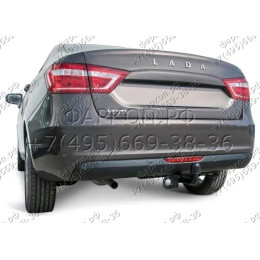F.6012.003 BERG Фаркоп на Lada Vesta Cross/SW Cross 2015-2022 (необходима подрезка бампера), Lada Vesta седан/универсал 2015-2022 (без выреза бампера). Тип шара: A. Нагрузки: 10