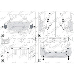 F.6012.003 BERG Фаркоп на Lada Vesta Cross/SW Cross 2015-2022 (необходима подрезка бампера), Lada Vesta седан/универсал 2015-2022 (без выреза бампера). Тип шара: A. Нагрузки: 10