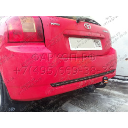 TY 29 AVTOS Фаркоп на Toyota Corolla хетчбек 3/5 дверей 2002-2006. Необходима подрезка бампера. Тип шара: A. Нагрузки: 1300/75 кг, масса фаркопа 20 кг (без электрики 