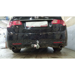 H078A GALIA Полностью оцинкованный фаркоп на Honda Accord седан/универсал 2008-2012. Тип шара: A. Невидимый вырез бампера. Нагрузки: 1700/75 кг, масса фаркопа 14,
