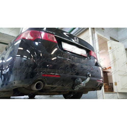 H078A GALIA Полностью оцинкованный фаркоп на Honda Accord седан/универсал 2008-2012. Тип шара: A. Невидимый вырез бампера. Нагрузки: 1700/75 кг, масса фаркопа 14,92 кг