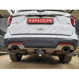 3691.32 SHERIFF Фаркоп на Ford Explorer 2011-2020 без подрезки бампера. Тип шара: E. Нагрузки: 1800/50 кг, масса фаропа 19,99 кг (без электрики в комплекте)