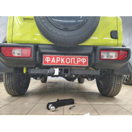 SZ 13 AVTOS Фаркоп на Suzuki Jimny 2018- без выреза в бампере. Тип шара: E. Нагрузки: 1200/75 кг, масса фаркопа 15 кг (без электрики в комплекте)