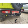 SZ 13 AVTOS Фаркоп на Suzuki Jimny 2018- без выреза в бампере. Тип шара: E. Нагрузки: 1200/75 кг, масса фаркопа 15 кг (без электрики в комплекте)