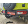 SZ 13 AVTOS Фаркоп на Suzuki Jimny 2018- без выреза в бампере. Тип шара: E. Нагрузки: 1200/75 кг, масса фаркопа 15 кг (без электрики в комплекте)