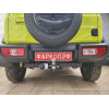 SZ 13 AVTOS Фаркоп на Suzuki Jimny 2018- без выреза в бампере. Тип шара: E. Нагрузки: 1200/75 кг, масса фаркопа 15 кг (без электрики в комплекте)