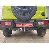 SZ 13 AVTOS Фаркоп на Suzuki Jimny 2018- без выреза в бампере. Тип шара: E. Нагрузки: 1200/75 кг, масса фаркопа 15 кг (без электрики в комплекте)