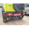 SZ 13 AVTOS Фаркоп на Suzuki Jimny 2018- без выреза в бампере. Тип шара: E. Нагрузки: 1200/75 кг, масса фаркопа 15 кг (без электрики в комплекте)