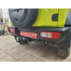 SZ 13 AVTOS Фаркоп на Suzuki Jimny 2018- без выреза в бампере. Тип шара: E. Нагрузки: 1200/75 кг, масса фаркопа 15 кг (без электрики в комплекте)