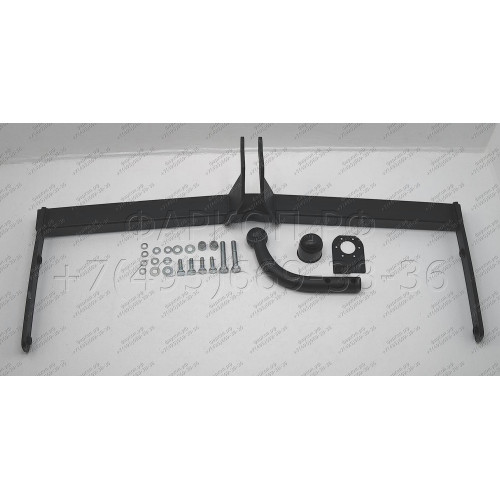 2187-A ORIS Фаркоп на Volkswagen Golf Vl хетчбек, Volkswagen Golf Vl Plus хетчбек 2008-2012. Необходима подрезка бампера. Тип шара: A. Нагрузки: 1500/75 кг, масса фаркопа 14 кг (без электрики в комплекте)