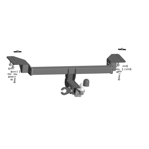 3332-E ORIS Фаркоп на Haval F7 2024-, Haval F7x 2025- без снятия и подрезки бампера. Тип шара: E. Нагрузки: 1500/75 кг, масса фаркопа 21,25 кг (без электрики в комплекте)