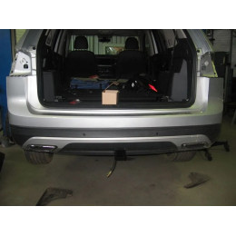 3764.21 SHERIFF Фаркоп на Volkswagen Teramont 2018-2025. Необходима подрезка бампера. Тип шара: E. Нагрузки: 2500/75 кг, масса фаркопа 20,58 кг (без электрики в комплект
