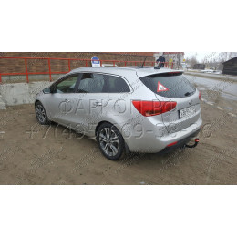 6756-A ORIS Фаркоп на Kia Ceed универсал 2012-2018, Hyundai i30 универсал 2012-2019. Необходима подрезка бампера. Тип шара: A. Нагрузки: 1500/75 кг, масса фаркопа 16,8 кг (