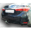 T117-A Лидер-плюс ТСУ для Toyota Corolla седан E150 2007-2013, E170 (кроме арабской версии) 2013-2019 без снятия и выреза бампера. Нагрузки: 1500/75 кг, масса фаркопа 15,36 кг (без электрики в комплекте)