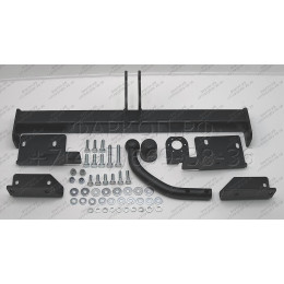 4253-A ORIS Фаркоп на Hyundai ix35 2010-2015 без выреза в бампере. Тип шара: A. Нагрузки: 1500/75 кг, масса фаркопа 18,9 кг (без электрики в комплекте)