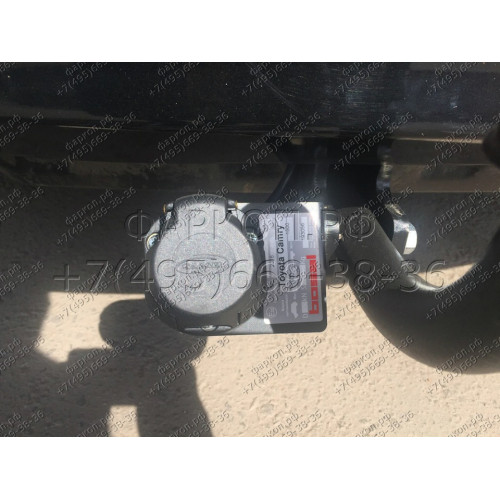 3056-A ORIS Фаркоп на Toyota Camry седан 2006-2011, 2011-2017. Необходима подрезка бампера. Тип шара: A. Нагрузки: 1500/50 кг, масса фаркопа 14 кг (без электрики в комплекте)