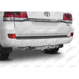 F.5713.003 BERG Фаркоп с нержавеющей накладкой на Toyota Land Cruiser 200 (кроме Executive, TRD) 2007-2021, Lexus LX 2007-2022 без снятия и подрезки бампера. Тип шара: F. Нагрузки: 