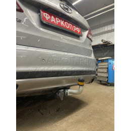 90908-A MOTODOR Фаркоп с оцинкованным шаром на Hyundai Santa Fe 2012-2018, Hyundai Grand Santa Fe 2014-2018, Kia Sorento 2012-2020, кроме Prime. Необходима подрезка бампера. Тип шара: A. На