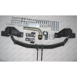 90908-A MOTODOR Фаркоп с оцинкованным шаром на Hyundai Santa Fe 2012-2018, Hyundai Grand Santa Fe 2014-2018, Kia Sorento 2012-2020, кроме Prime. Необходима подрезка бампера. Тип шара: A. На