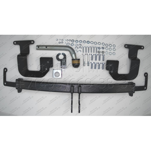 91602-A MOTODOR Фаркоп с оцинкованным шаром на Citroen Spacetourer 2016-, Peugeot Traveller 2016-, Citroen Jumpy 2016-, Peugeot Expert 2016-, Toyota Proace 2016-, Opel Zafira Life 2019-, Opel Vivaro 2019- без выреза в бампере. Тип шара: A. Нагрузки: 2300/