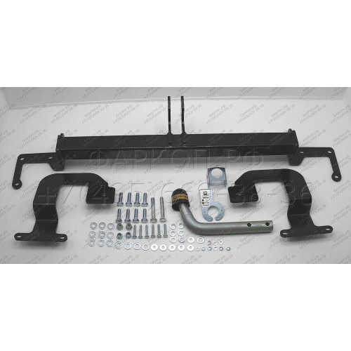 91602-A MOTODOR Фаркоп с оцинкованным шаром на Citroen Spacetourer 2016-, Peugeot Traveller 2016-, Citroen Jumpy 2016-, Peugeot Expert 2016-, Toyota Proace 2016-, Opel Zafira Life 2019-, Opel Vivaro 2019- без выреза в бампере. Тип шара: A. Нагрузки: 2300/