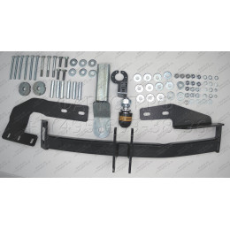 93104-E MOTODOR Фаркоп с оцинкованным шаром на Haval H6 2015-2020, Haval M6 2023-. Необходима подрезка бампера. Тип шара: E. Нагрузки: 1500/75 кг, масса фаркопа 17,5 кг (б
