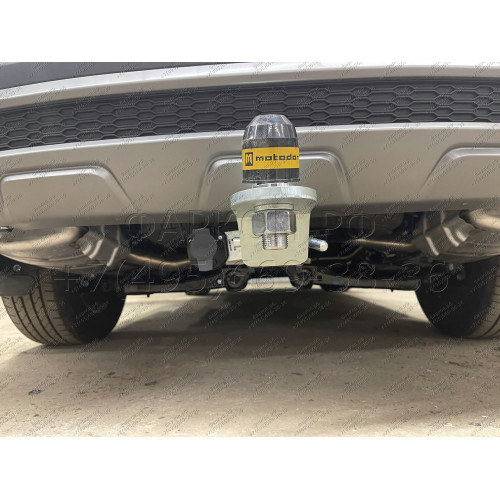 99006-E MOTODOR Фаркоп с оцинкованным шаром на Chery Tiggo 8 2020-2024, Chery Tiggo 8 Pro 2021-2024, Chery Tiggo 8 Pro Max 2022-. Необходима подрезка бампера. Тип шара: E. Нагрузки 1500/75 кг, масса фаркопа 18,0 кг (без электрики в комплекте)