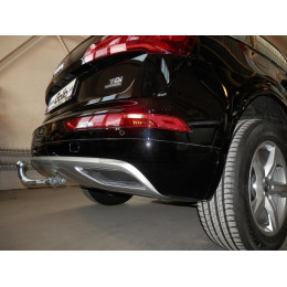A050C GALIA Полностью оцинкованный фаркоп на Audi Q5 2017-2024, Audi Q5 Sportback 2021-2024. Подрозетник убирается за бампер. Тип шара: C (горизонтальный съемный). Нев