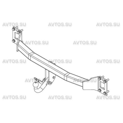 AU 05 AVTOS Фаркоп на Volkswagen Touareg 2002-2018 (без подрезки бампера), Audi Q7 2007-2018 (без подрезки бампера), Porsche Cayenne 2002-2017 (требуется подрезка бампера). Тип шара: A. Нагрузки: 3500/140 кг, масса фаркопа 17 кг (без электрики в комплекте