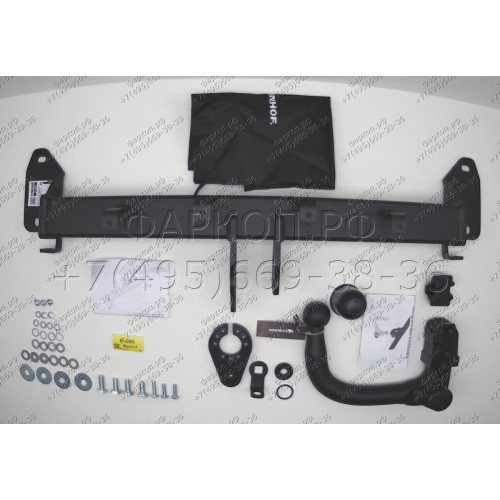 B-099 STEINHOF Фаркоп на BMW X3 F25 (также xDrive) 2010-2017, BMW X3 G01 2017-2024, BMW X4 F26 2014-2018, BMW X4 G02 2018- без подрезки бампера. Тип шара: AV (вертикальное быстросъемное крепление шара на ключе). Нагрузки: 2500/120 кг, масса фаркопа 17,85 