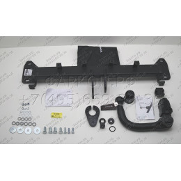 B-099 STEINHOF Фаркоп на BMW X3 F25 (также xDrive) 2010-2017, BMW X3 G01 2017-2024, BMW X4 F26 2014-2018, BMW X4 G02 2018- без подрезки бампера. Тип шара: AV (вертикальное быстросъемное кре