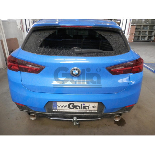 B023V GALIA Полностью оцинкованный фаркоп на MINI Countryman 2017-2024, MINI Clubman 2015-2024, BMW X2 F39 2018-2024, BMW X1 F48 07/2015-2022, BMW 2-Series Active Tourer F45 09/2014-2021, BMW 2-Series Gran Tourer F46 05/2015-2021. Подрозетник убирается за