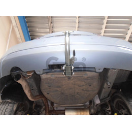 C066A GALIA Полностью оцинкованный фаркоп на Chevrolet Cruze седан/хетчбек 2009-2016. Подрозетник убирается за бампер. Тип шара: A. Невидимый вырез бампера. 