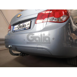 C066A GALIA Полностью оцинкованный фаркоп на Chevrolet Cruze седан/хетчбек 2009-2016. Подрозетник убирается за бампер. Тип шара: A. Невидимый вырез бампера. 