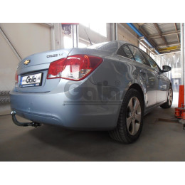 C066A GALIA Полностью оцинкованный фаркоп на Chevrolet Cruze седан/хетчбек 2009-2016. Подрозетник убирается за бампер. Тип шара: A. Невидимый вырез бампера. 