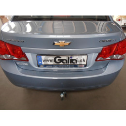 C066A GALIA Полностью оцинкованный фаркоп на Chevrolet Cruze седан/хетчбек 2009-2016. Подрозетник убирается за бампер. Тип шара: A. Невидимый вырез бампера. 