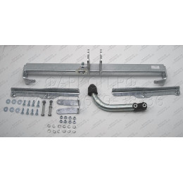 C066A GALIA Полностью оцинкованный фаркоп на Chevrolet Cruze седан/хетчбек 2009-2016. Подрозетник убирается за бампер. Тип шара: A. Невидимый вырез бампера. 