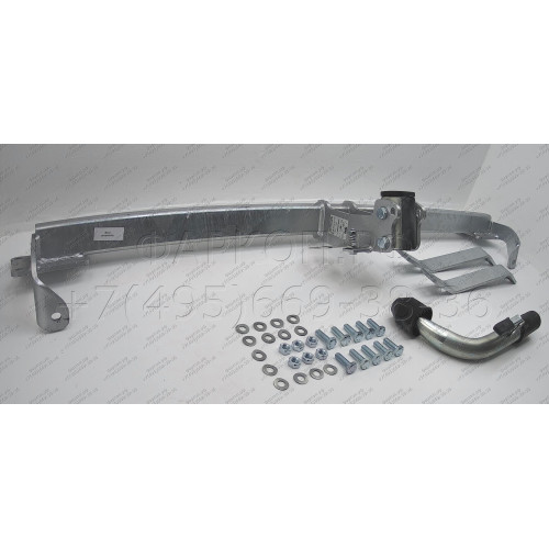 C067C GALIA Полностью оцинкованный фаркоп на Citroen DS5 2011-2018. Подрозетник убирается за бампер. Шар перекрывает противотуманную фару. Тип шара: C (горизонтальный съемный). Подрезка бампера. Нагрузки: 1600/80 кг, масса фаркопа 18,56 кг