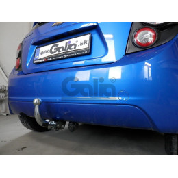 C070A GALIA Полностью оцинкованный фаркоп на Chevrolet Aveo хетчбек 2011-2015. Подрозетник убирается за бампер. Тип шара: A. Невидимый вырез бампера. Нагруз