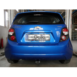 C070A GALIA Полностью оцинкованный фаркоп на Chevrolet Aveo хетчбек 2011-2015. Подрозетник убирается за бампер. Тип шара: A. Невидимый вырез бампера. Нагруз