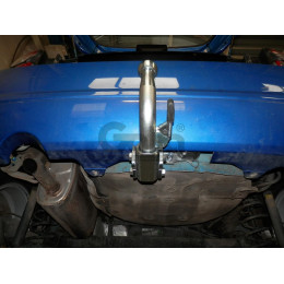 C070A GALIA Полностью оцинкованный фаркоп на Chevrolet Aveo хетчбек 2011-2015. Подрозетник убирается за бампер. Тип шара: A. Невидимый вырез бампера. Нагруз