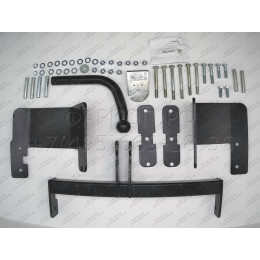 C209-A Лидер-плюс ТСУ для Chevrolet Rezzo 2000-2008, Daewoo Tacuma 2004-2008 без снятия и выреза бампера. Нагрузки: 1100/75 кг, масса фаркопа 19,3 кг, требуется 6 сверлений (