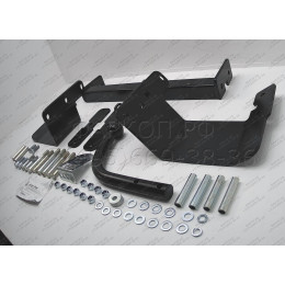 C209-A Лидер-плюс ТСУ для Chevrolet Rezzo 2000-2008, Daewoo Tacuma 2004-2008 без снятия и выреза бампера. Нагрузки: 1100/75 кг, масса фаркопа 19,3 кг, требуется 6 сверлений (