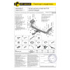 CHC-19-991122.00 PT GROUP Фаркоп на Chevrolet Cobalt 2011-2015, Cobalt 2019-2022, Ravon R4 2016-2020 без подрезки бампера. Тип шара: E (легкосъемный шар под квадрат 40x40 мм). Нагрузки: 1500/75 кг, масса фаркопа 17 кг (без электрики в комплекте)