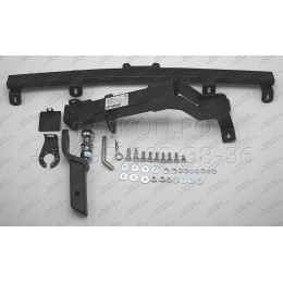 CHN-21-991122.00 PT GROUP Фаркоп на Lada Niva Travel 2021-, Chevrolet Niva 2008-2020, Lada Niva 2020-2021 без подрезки бампера. Тип шара: E (легкосъемный шар под квадрат). Нагрузки: 1500/50