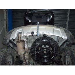 D041C GALIA Полностью оцинкованный фаркоп на Renault Duster 2WD, 4WD 2010-2015, 2015-2021, Renault Duster 2 2021-2022, Nissan Terrano 2014-2022. Тип шара: C (горизонтальный съемный). Невидим