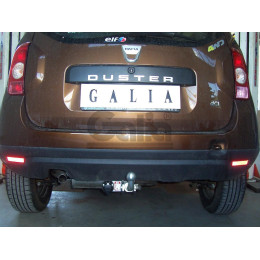 D041C GALIA Полностью оцинкованный фаркоп на Renault Duster 2WD, 4WD 2010-2015, 2015-2021, Renault Duster 2 2021-2022, Nissan Terrano 2014-2022. Тип шара: C (горизонтальный съемный). Невидим