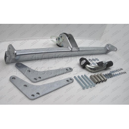 D041C GALIA Полностью оцинкованный фаркоп на Renault Duster 2WD, 4WD 2010-2015, 2015-2021, Renault Duster 2 2021-2022, Nissan Terrano 2014-2022. Тип шара: C (горизонтальный съемный). Невидим